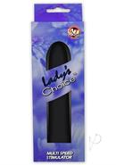 Lady`s Choice Plastic Vibrator - Black
